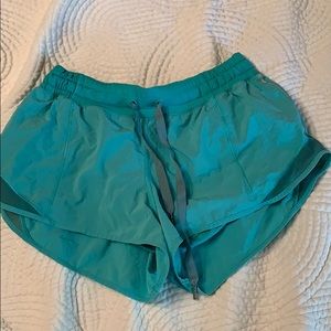 Teal Lulu Lemon Shorts!